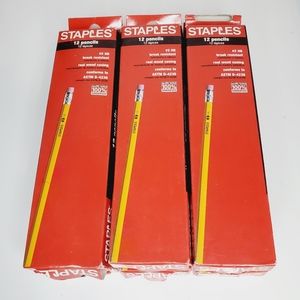 Staples Wood Pencils #2 108 count